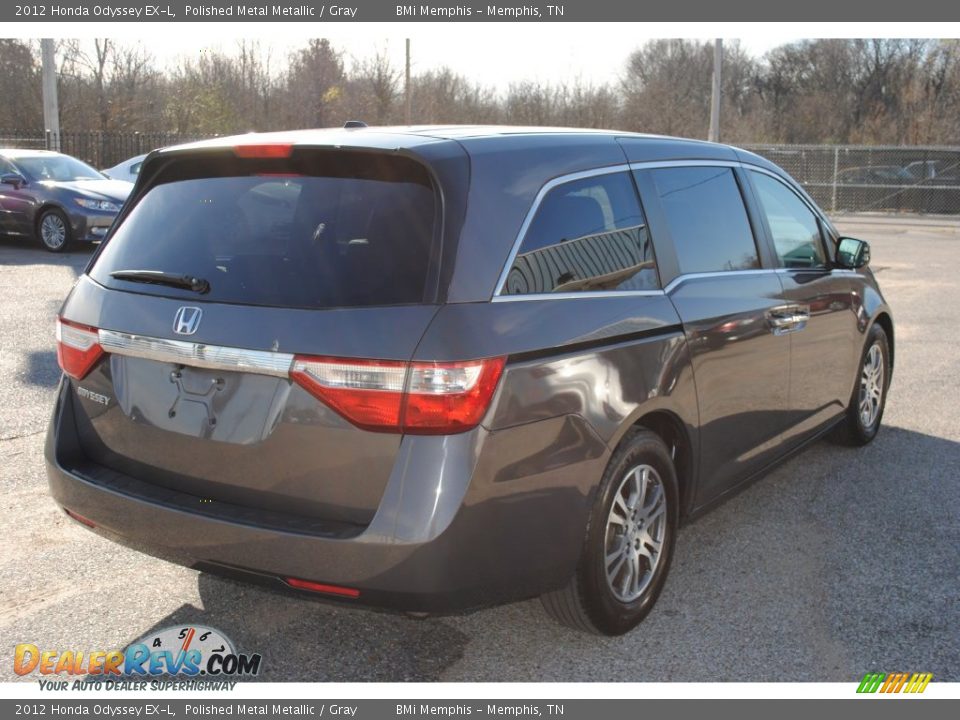 2012 Honda Odyssey EX-L Polished Metal Metallic / Gray Photo #5