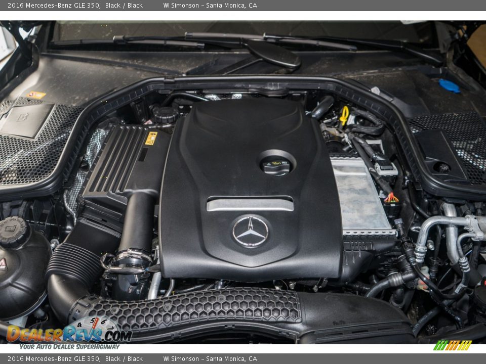 2016 Mercedes-Benz GLE 350 Black / Black Photo #8