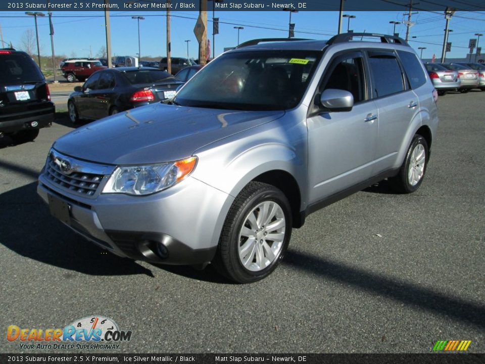 2013 Subaru Forester 2.5 X Premium Ice Silver Metallic / Black Photo #2