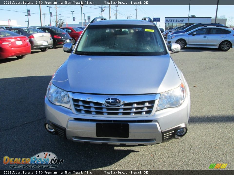 2013 Subaru Forester 2.5 X Premium Ice Silver Metallic / Black Photo #3
