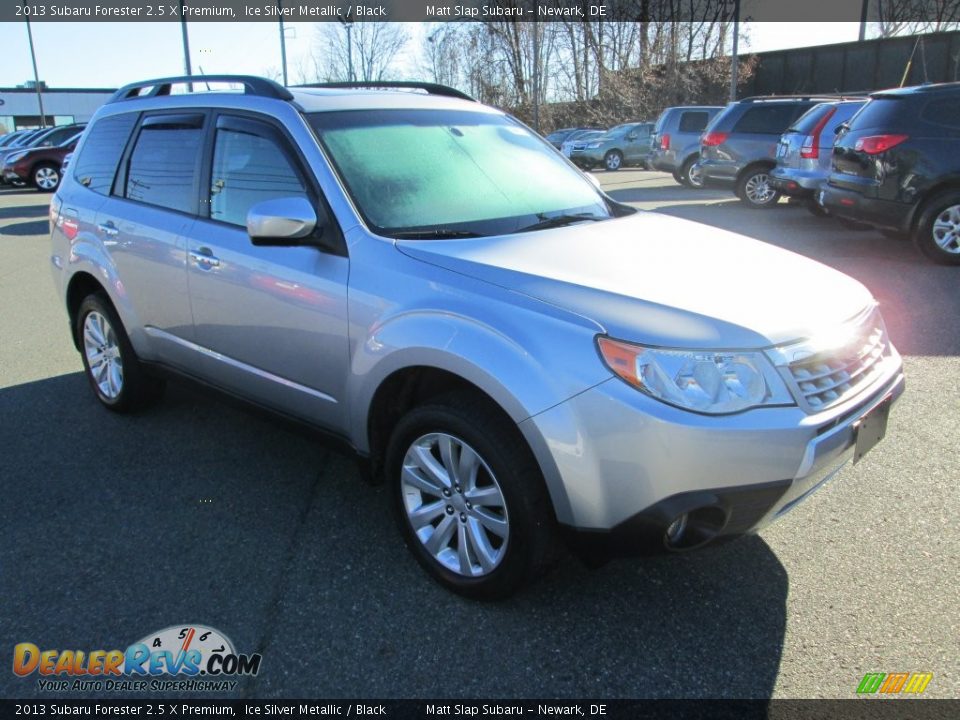 2013 Subaru Forester 2.5 X Premium Ice Silver Metallic / Black Photo #4