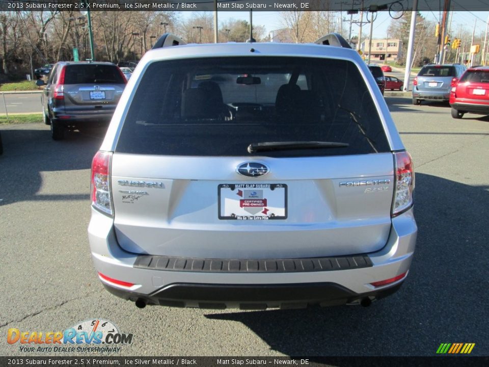 2013 Subaru Forester 2.5 X Premium Ice Silver Metallic / Black Photo #7