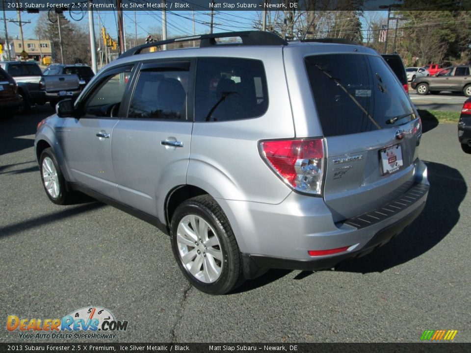2013 Subaru Forester 2.5 X Premium Ice Silver Metallic / Black Photo #8