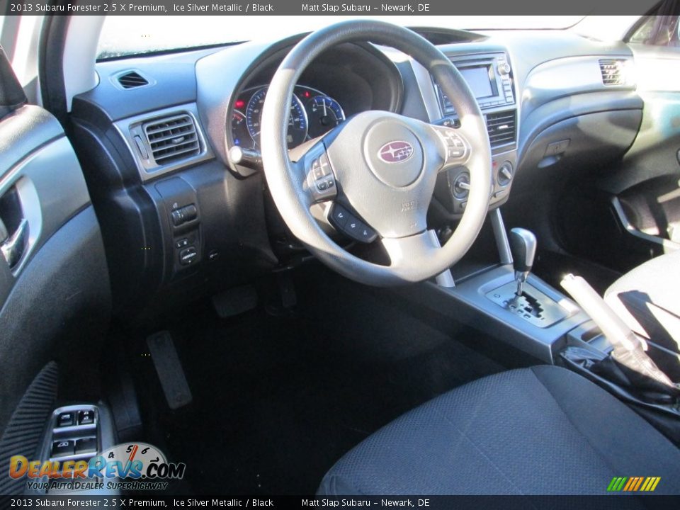 2013 Subaru Forester 2.5 X Premium Ice Silver Metallic / Black Photo #11