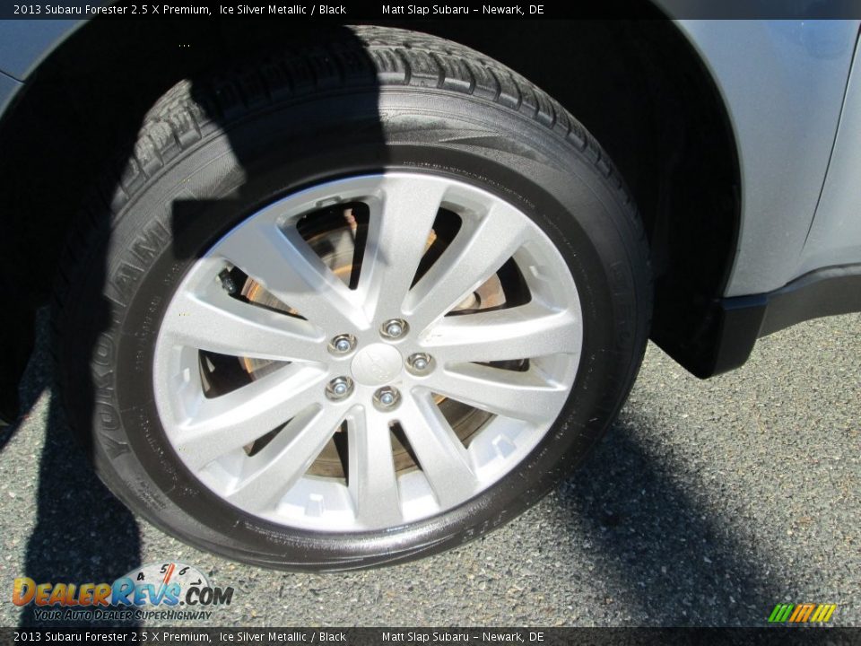 2013 Subaru Forester 2.5 X Premium Ice Silver Metallic / Black Photo #22