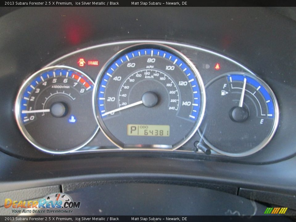 2013 Subaru Forester 2.5 X Premium Ice Silver Metallic / Black Photo #27