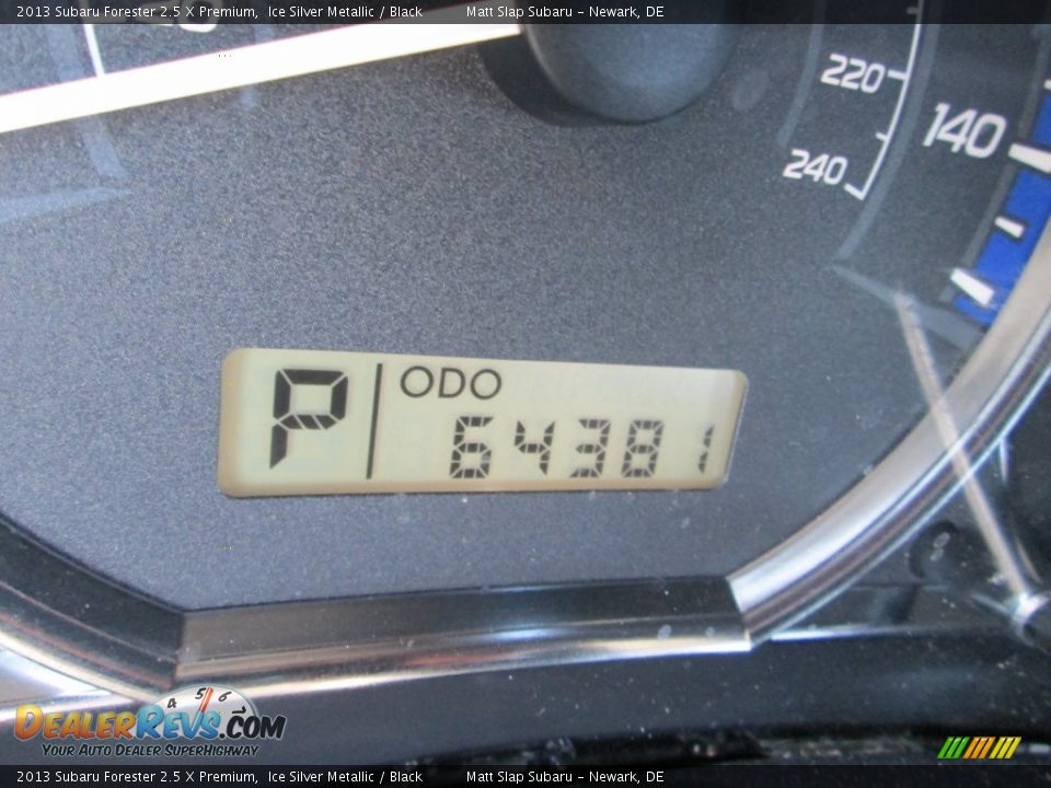 2013 Subaru Forester 2.5 X Premium Ice Silver Metallic / Black Photo #28