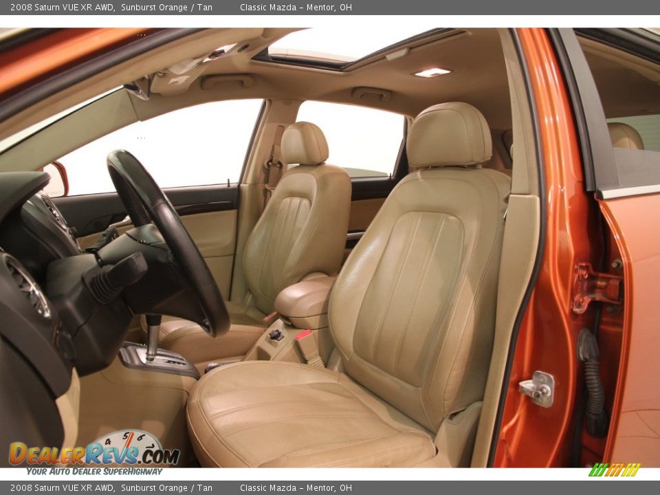 2008 Saturn VUE XR AWD Sunburst Orange / Tan Photo #5