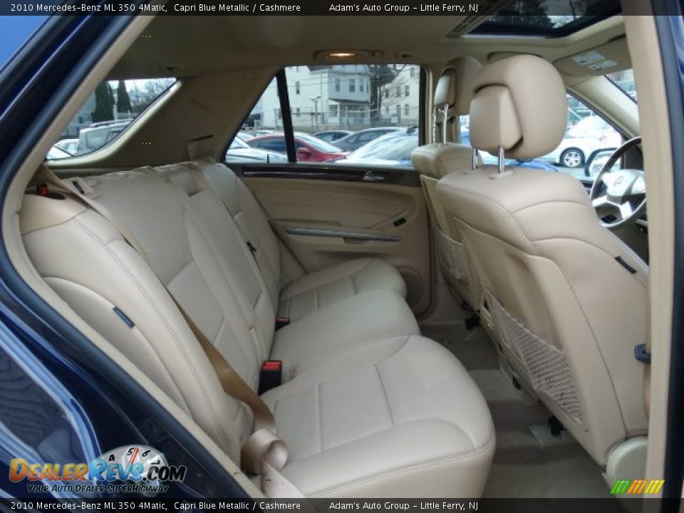 2010 Mercedes-Benz ML 350 4Matic Capri Blue Metallic / Cashmere Photo #19