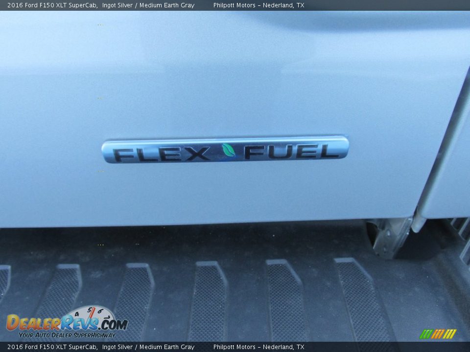 2016 Ford F150 XLT SuperCab Ingot Silver / Medium Earth Gray Photo #16