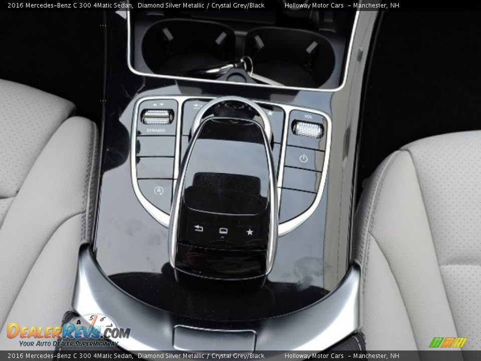 2016 Mercedes-Benz C 300 4Matic Sedan Diamond Silver Metallic / Crystal Grey/Black Photo #10