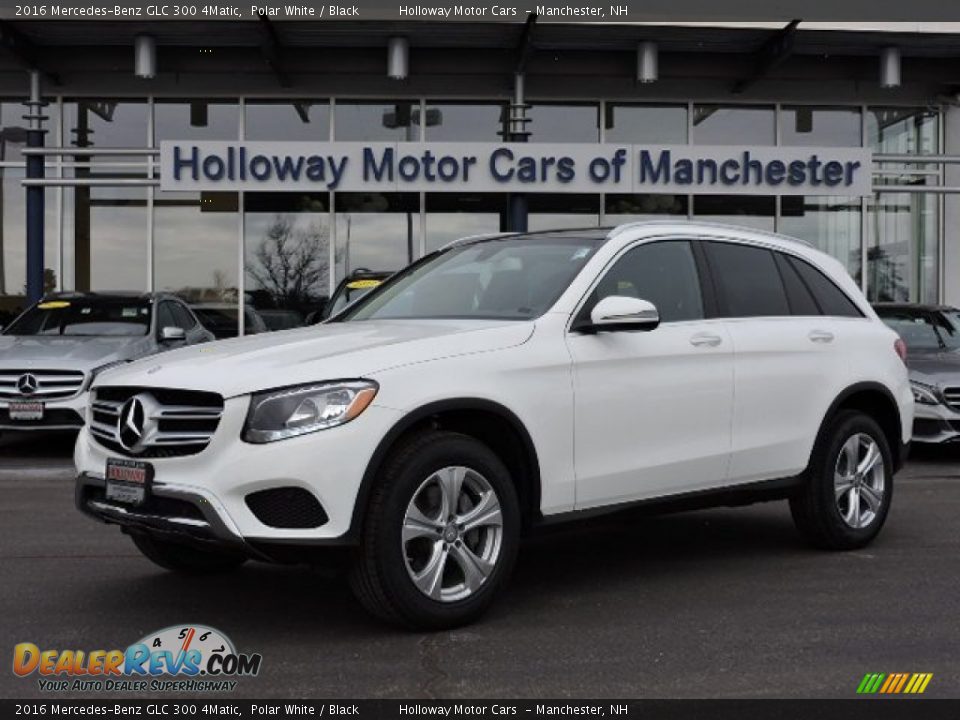 2016 Mercedes-Benz GLC 300 4Matic Polar White / Black Photo #1