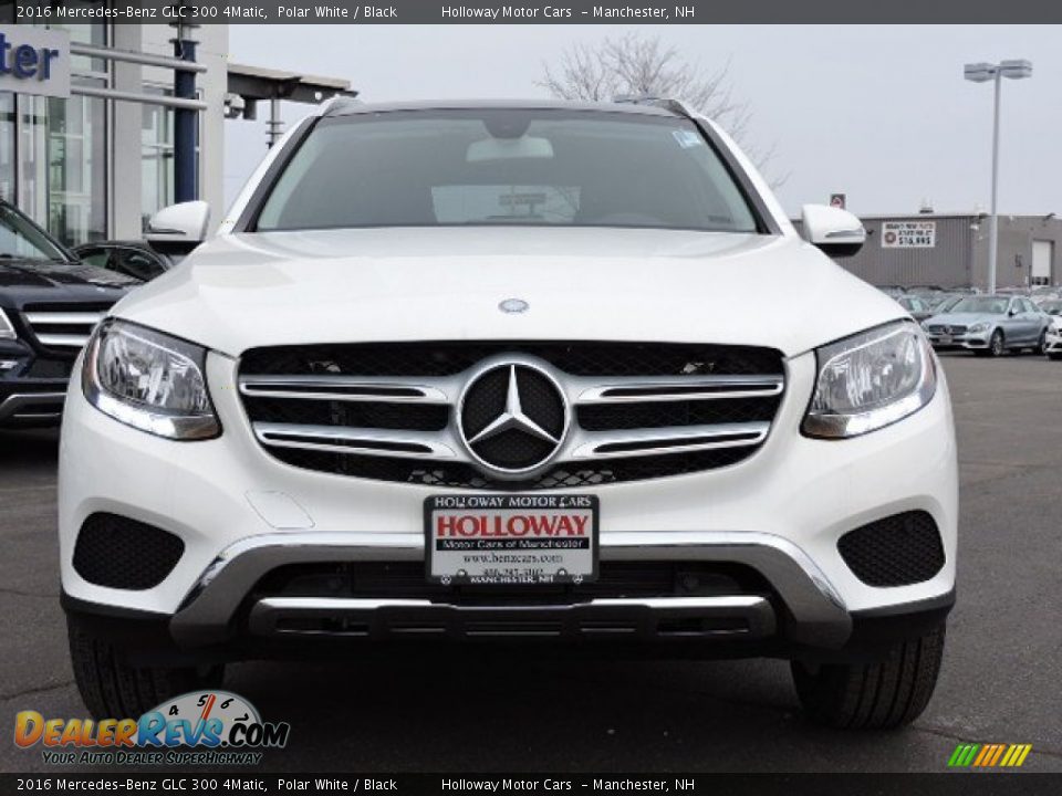 2016 Mercedes-Benz GLC 300 4Matic Polar White / Black Photo #2