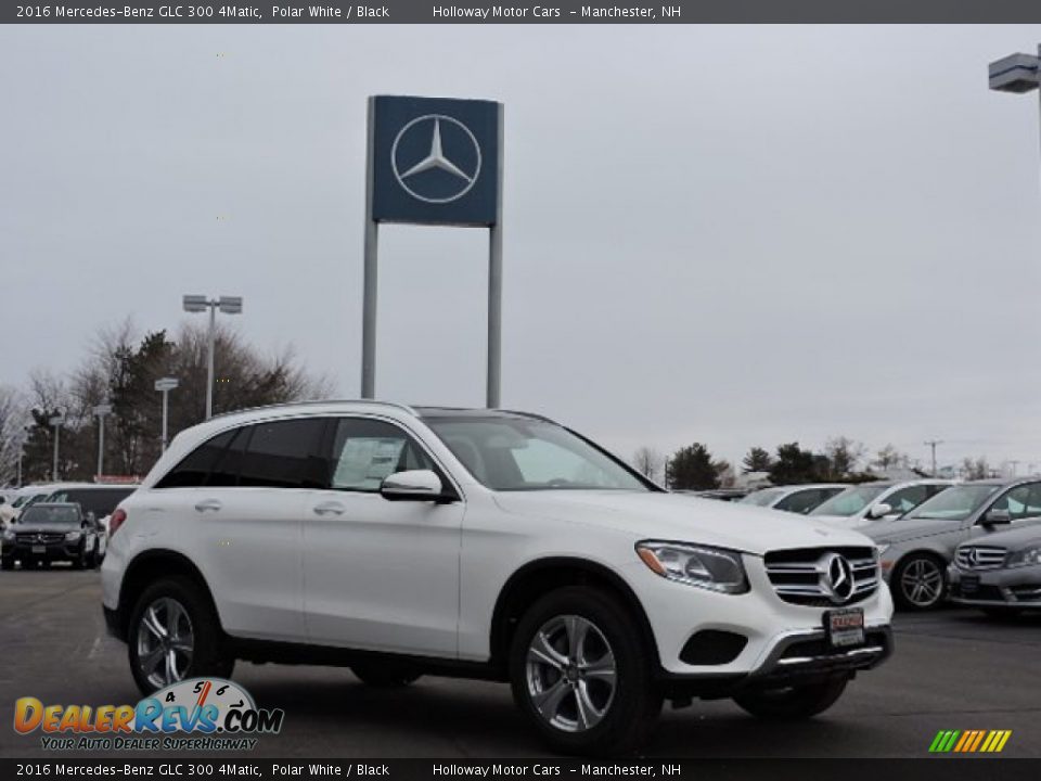 2016 Mercedes-Benz GLC 300 4Matic Polar White / Black Photo #3