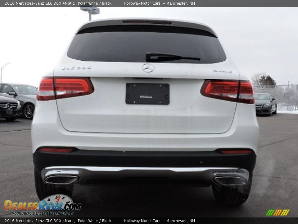2016 Mercedes-Benz GLC 300 4Matic Polar White / Black Photo #4