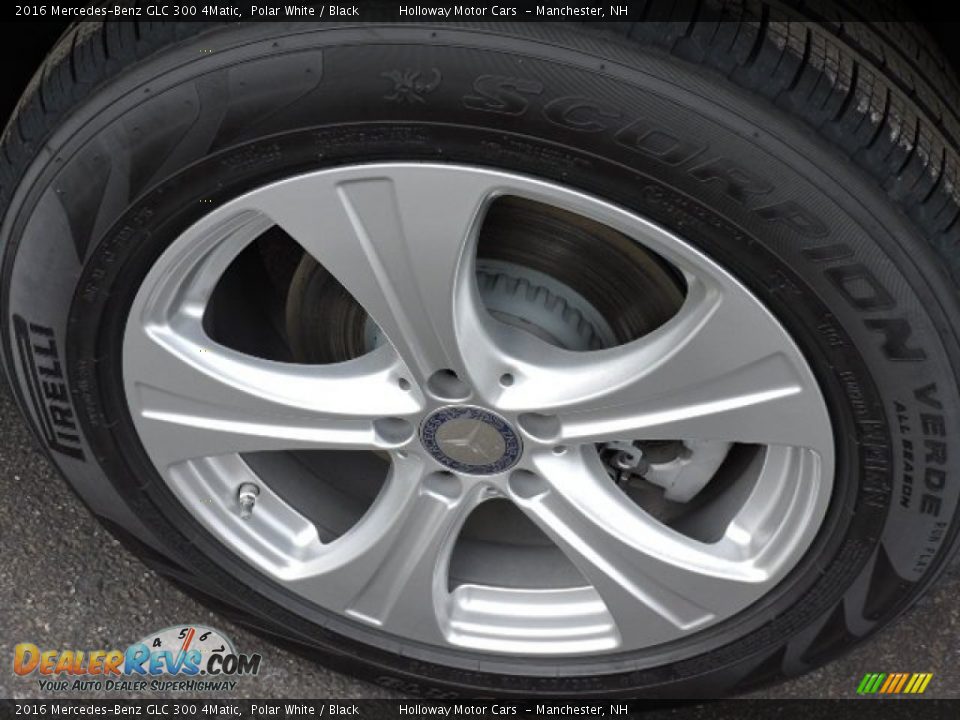 2016 Mercedes-Benz GLC 300 4Matic Polar White / Black Photo #5