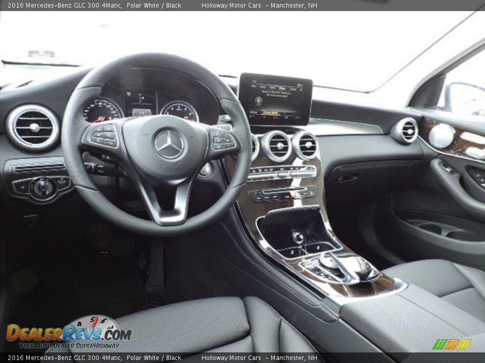2016 Mercedes-Benz GLC 300 4Matic Polar White / Black Photo #9
