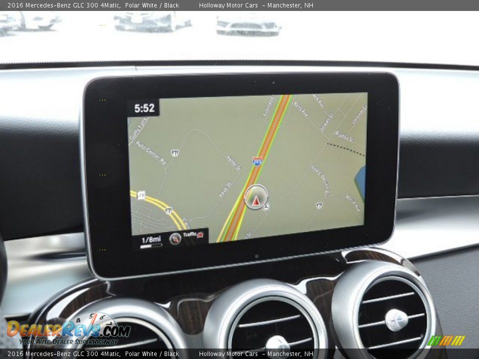 2016 Mercedes-Benz GLC 300 4Matic Polar White / Black Photo #17