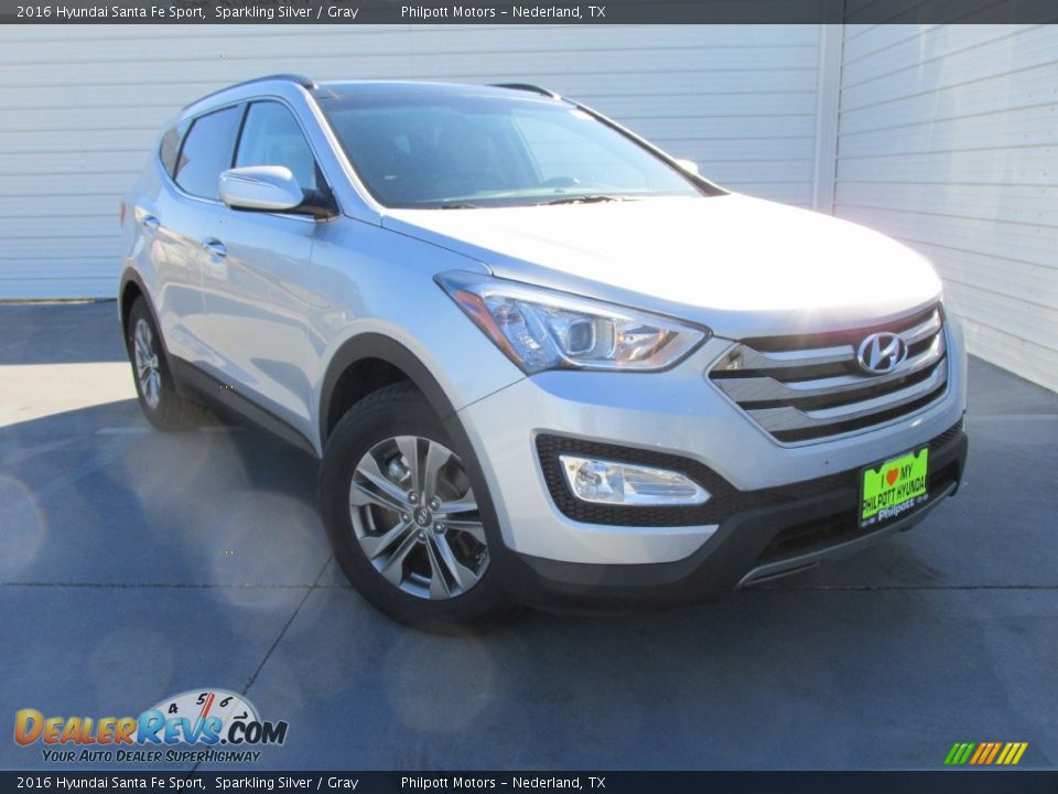2016 Hyundai Santa Fe Sport Sparkling Silver / Gray Photo #1