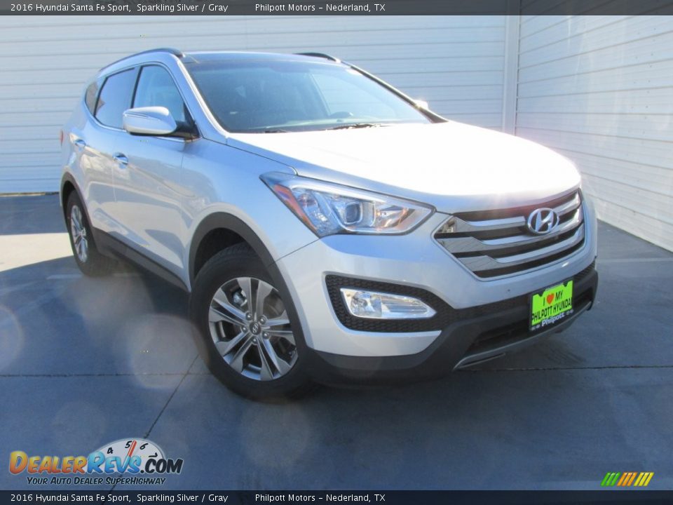 2016 Hyundai Santa Fe Sport Sparkling Silver / Gray Photo #2