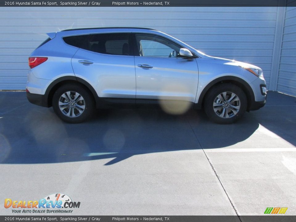 2016 Hyundai Santa Fe Sport Sparkling Silver / Gray Photo #3