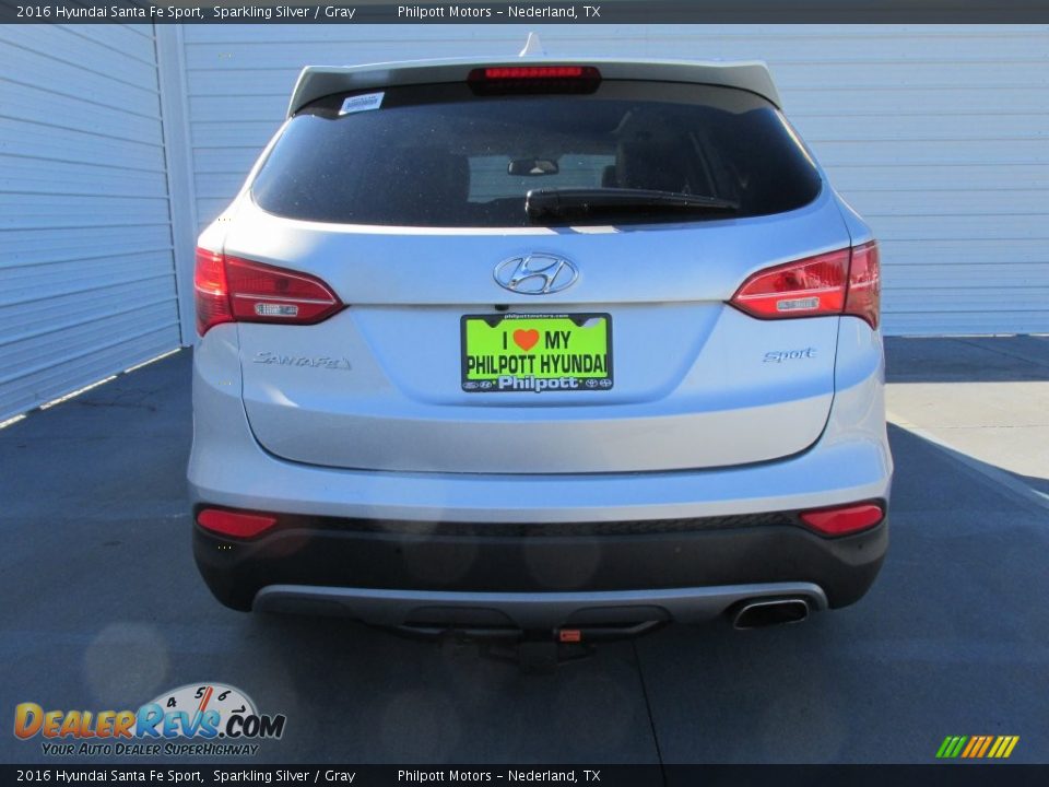 2016 Hyundai Santa Fe Sport Sparkling Silver / Gray Photo #5