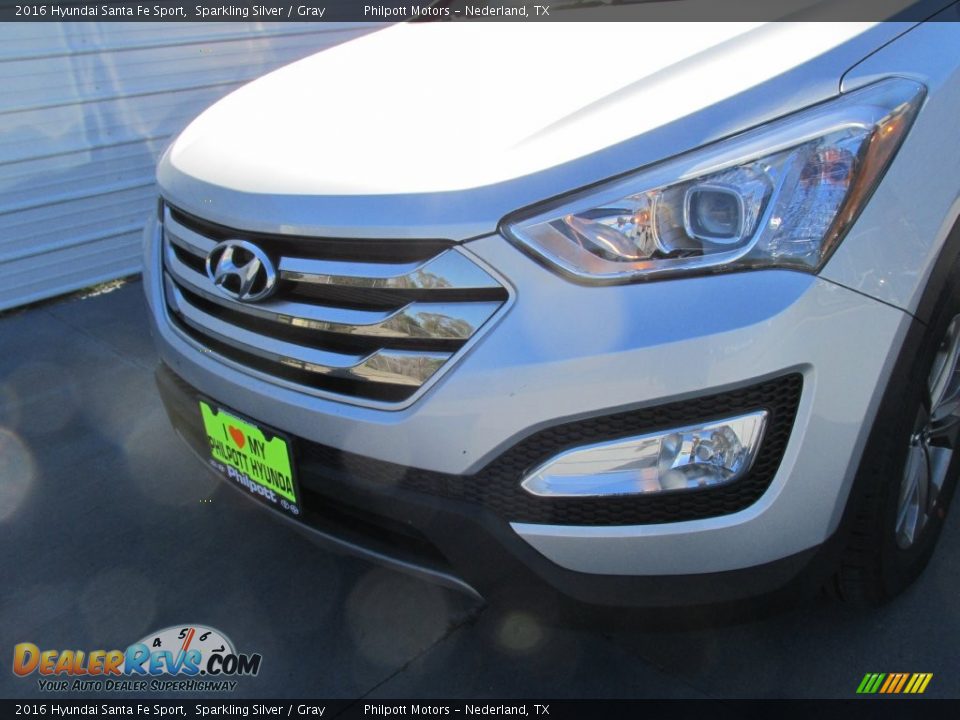 2016 Hyundai Santa Fe Sport Sparkling Silver / Gray Photo #10