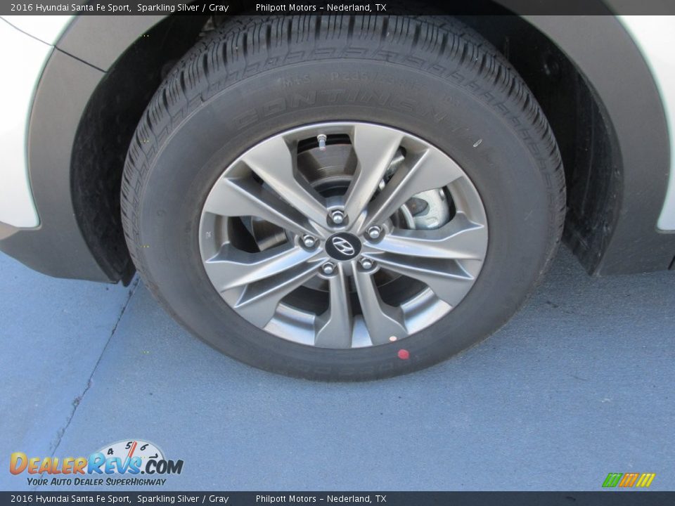 2016 Hyundai Santa Fe Sport Sparkling Silver / Gray Photo #11