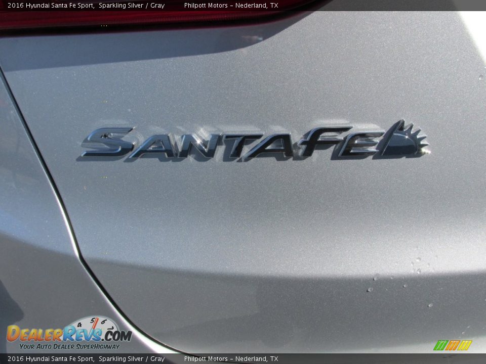 2016 Hyundai Santa Fe Sport Sparkling Silver / Gray Photo #13