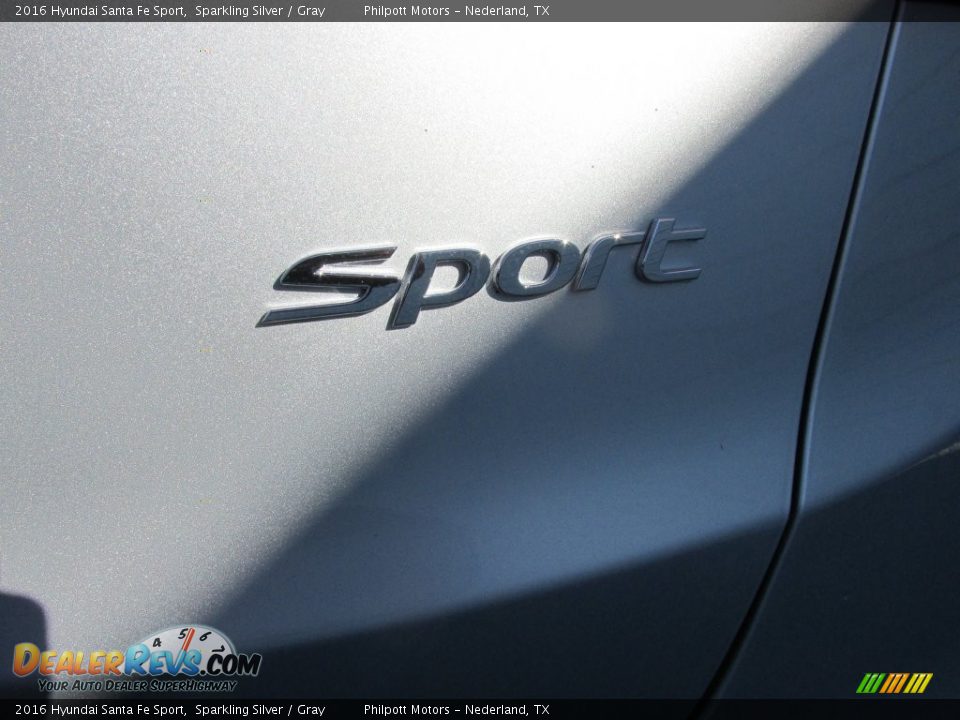 2016 Hyundai Santa Fe Sport Sparkling Silver / Gray Photo #14