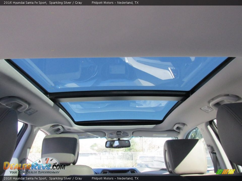 2016 Hyundai Santa Fe Sport Sparkling Silver / Gray Photo #17