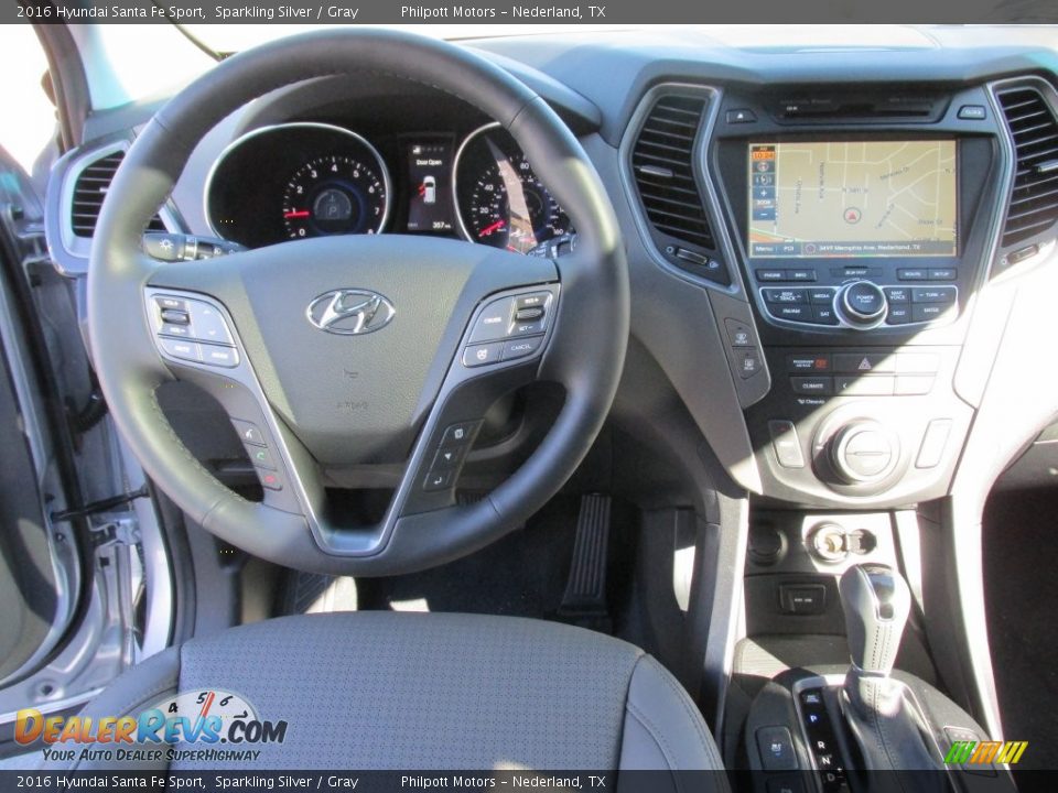 2016 Hyundai Santa Fe Sport Sparkling Silver / Gray Photo #25
