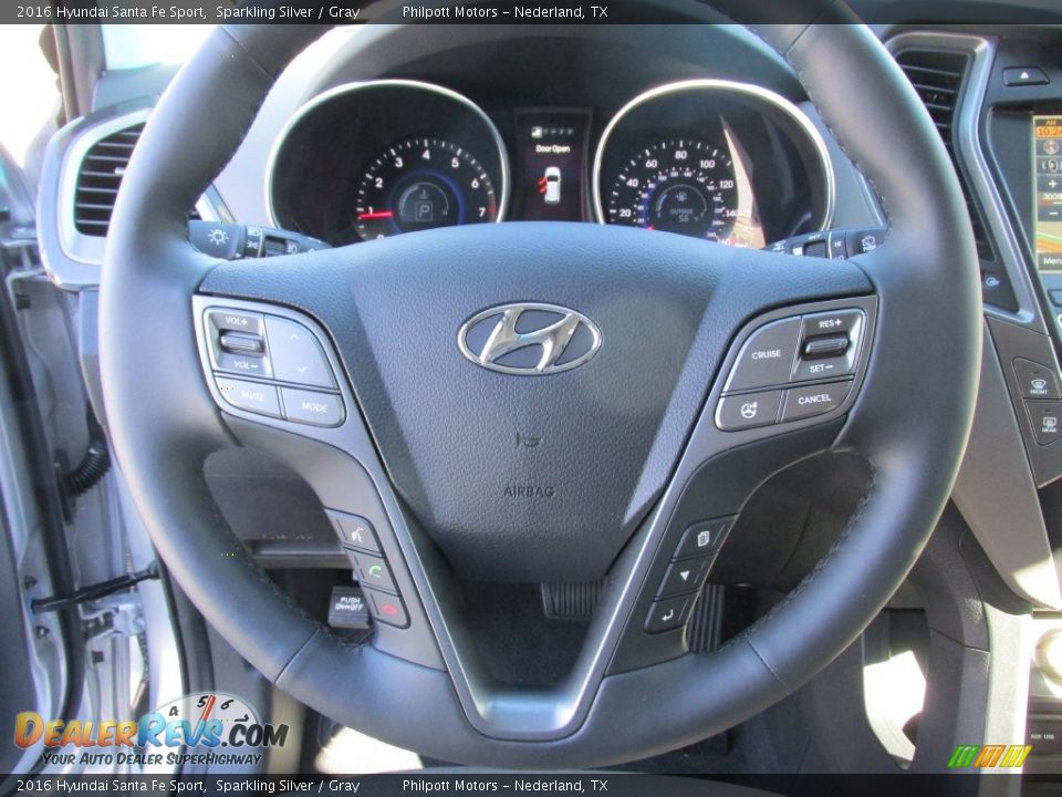 2016 Hyundai Santa Fe Sport Sparkling Silver / Gray Photo #32
