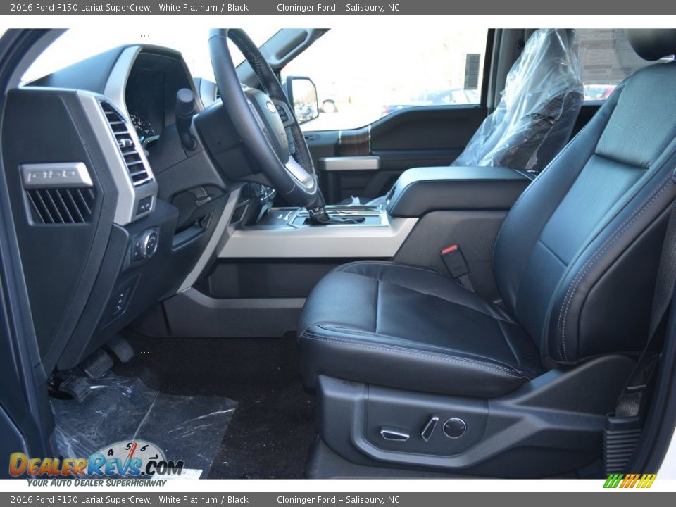 Front Seat of 2016 Ford F150 Lariat SuperCrew Photo #9
