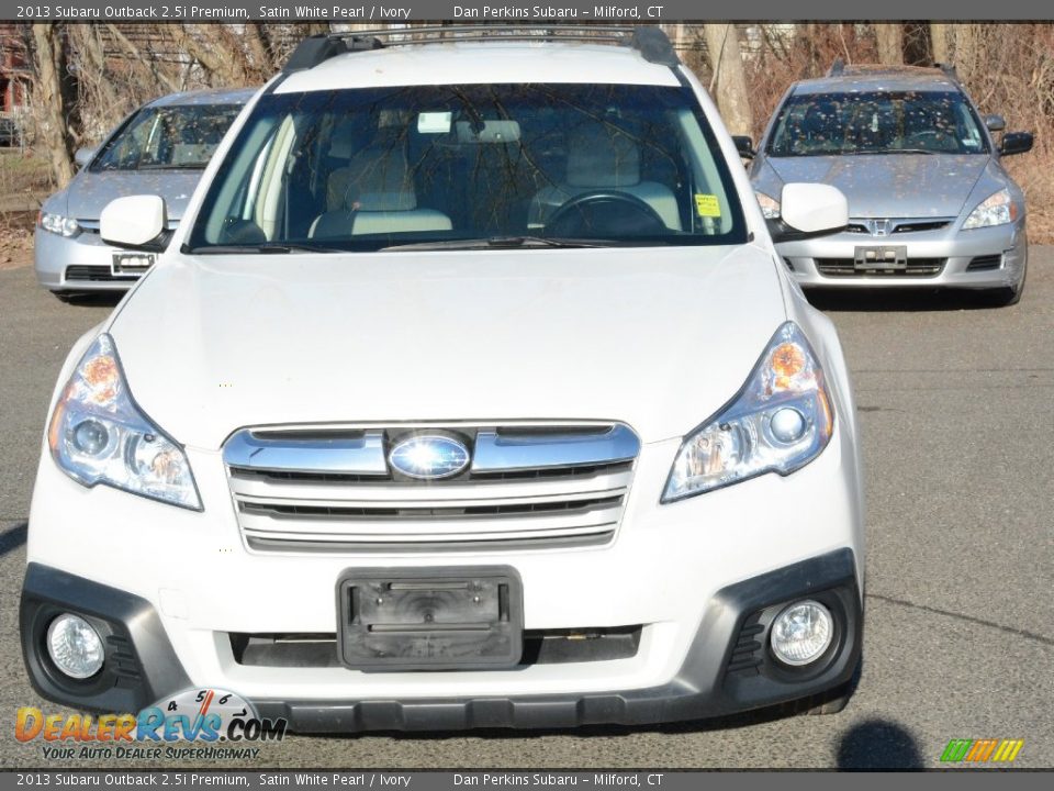 2013 Subaru Outback 2.5i Premium Satin White Pearl / Ivory Photo #2