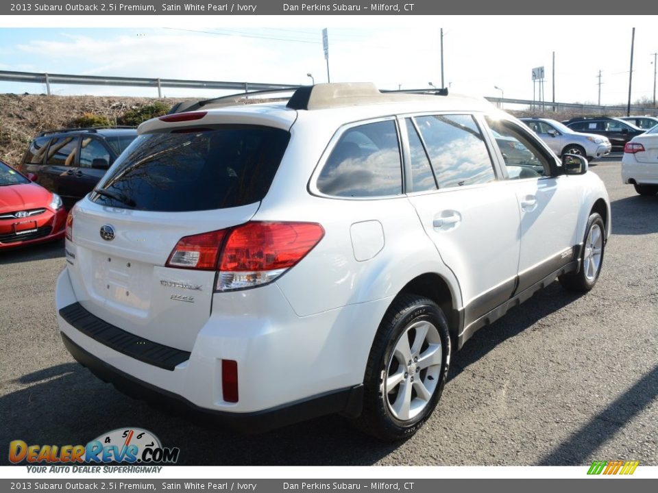 2013 Subaru Outback 2.5i Premium Satin White Pearl / Ivory Photo #6