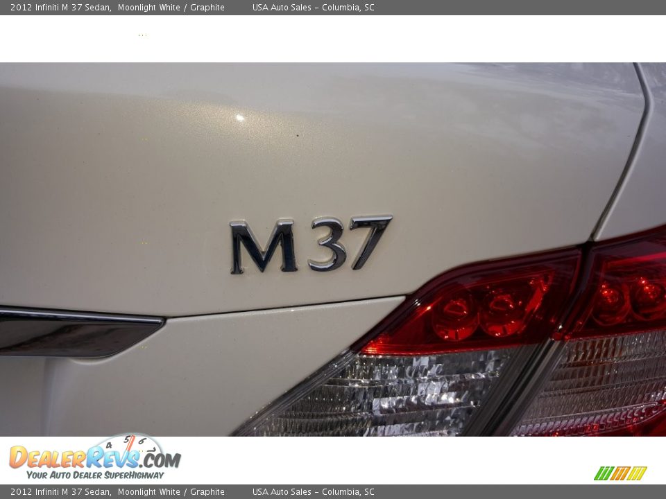 2012 Infiniti M 37 Sedan Moonlight White / Graphite Photo #3