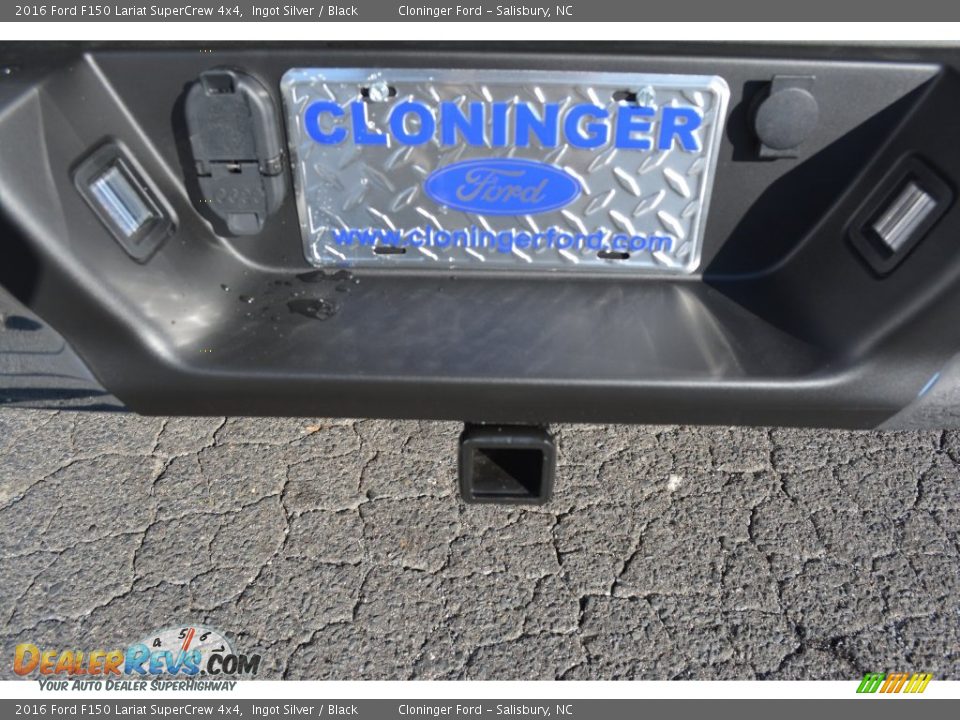 2016 Ford F150 Lariat SuperCrew 4x4 Ingot Silver / Black Photo #5
