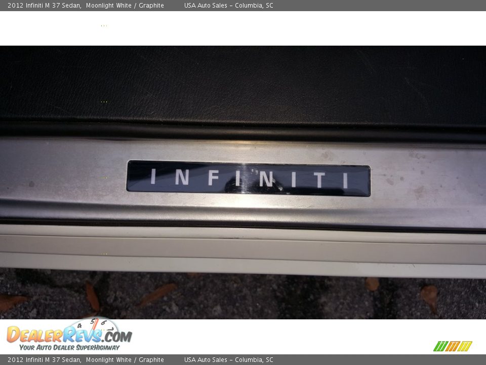 2012 Infiniti M 37 Sedan Moonlight White / Graphite Photo #23