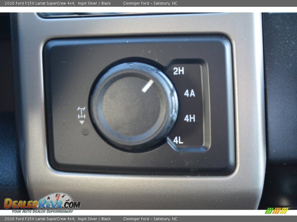 2016 Ford F150 Lariat SuperCrew 4x4 Ingot Silver / Black Photo #18