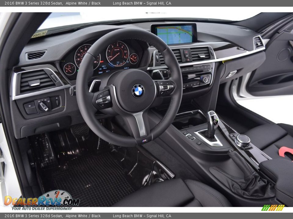 2016 BMW 3 Series 328d Sedan Alpine White / Black Photo #7