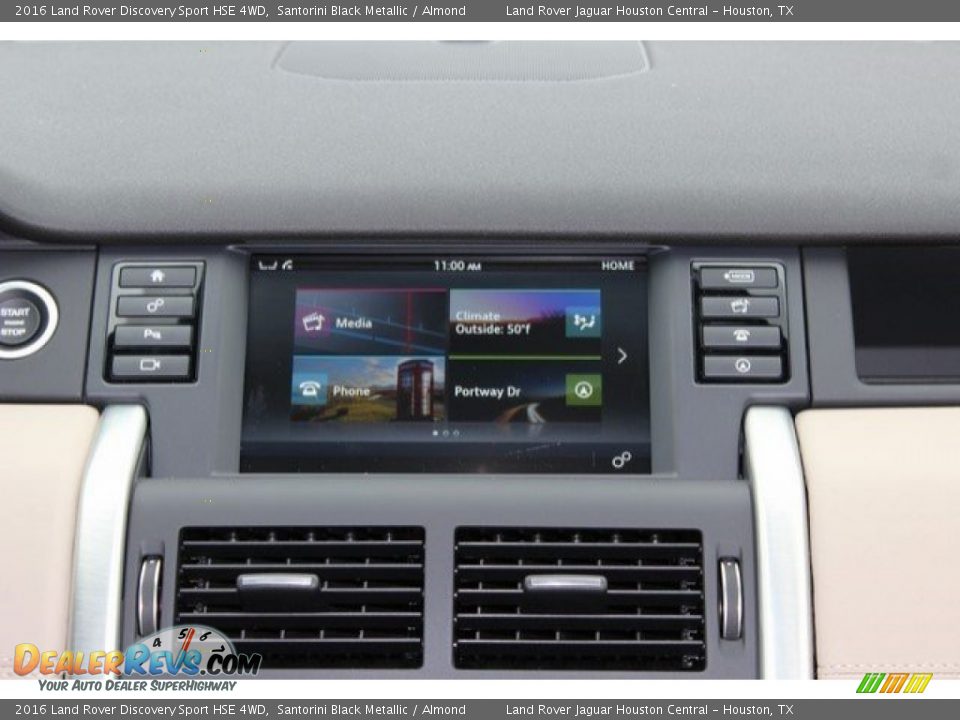 2016 Land Rover Discovery Sport HSE 4WD Santorini Black Metallic / Almond Photo #14