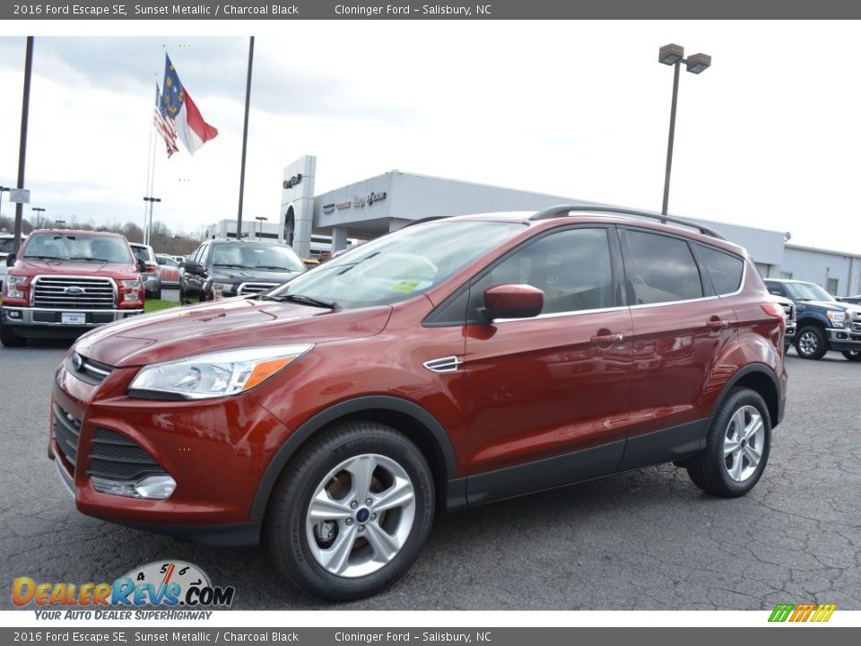 2016 Ford Escape SE Sunset Metallic / Charcoal Black Photo #3