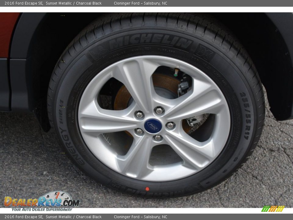 2016 Ford Escape SE Sunset Metallic / Charcoal Black Photo #5