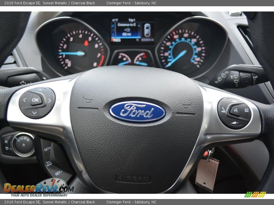 2016 Ford Escape SE Sunset Metallic / Charcoal Black Photo #20