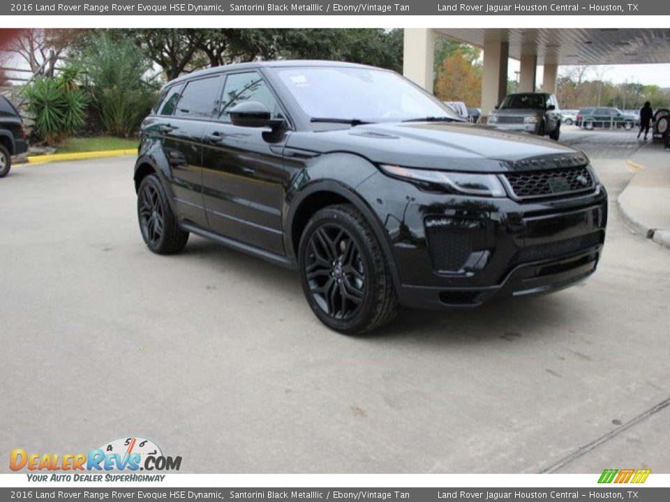 2016 Land Rover Range Rover Evoque HSE Dynamic Santorini Black Metalllic / Ebony/Vintage Tan Photo #1