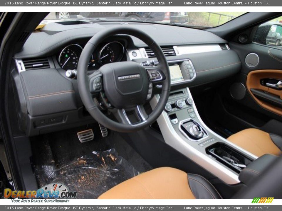 Ebony/Vintage Tan Interior - 2016 Land Rover Range Rover Evoque HSE Dynamic Photo #4
