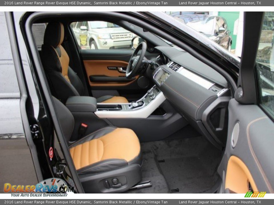 2016 Land Rover Range Rover Evoque HSE Dynamic Santorini Black Metalllic / Ebony/Vintage Tan Photo #5