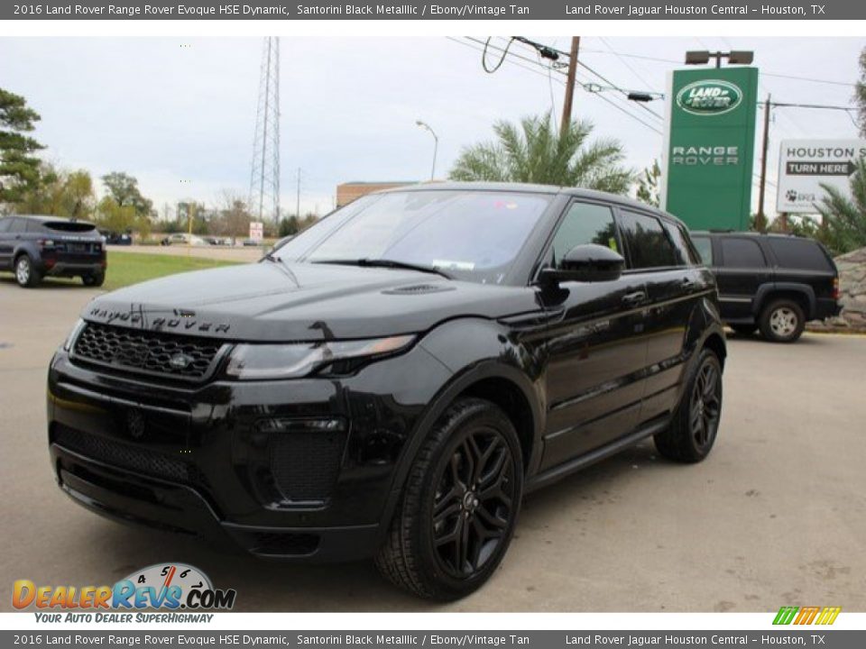 2016 Land Rover Range Rover Evoque HSE Dynamic Santorini Black Metalllic / Ebony/Vintage Tan Photo #7