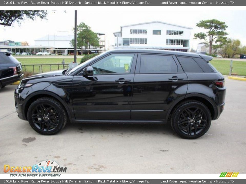 Santorini Black Metalllic 2016 Land Rover Range Rover Evoque HSE Dynamic Photo #8